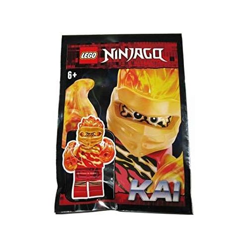  Lego Ninjago Kai FS Spinjitzu Slam Minifigure Foil Pack # 7 with 2 Power Blasts New for 2020