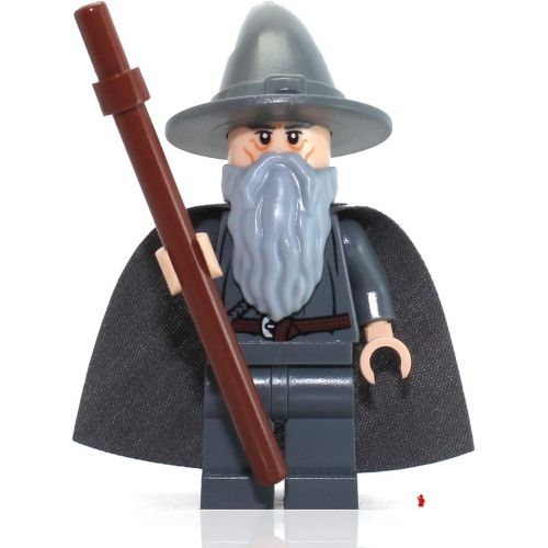  Lego The Lord of the Rings Minifigure: Gandalf the Gray Wizard (with Staff)