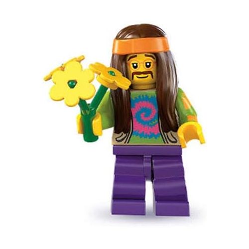  Lego Series 7 Hippie Mini Figure