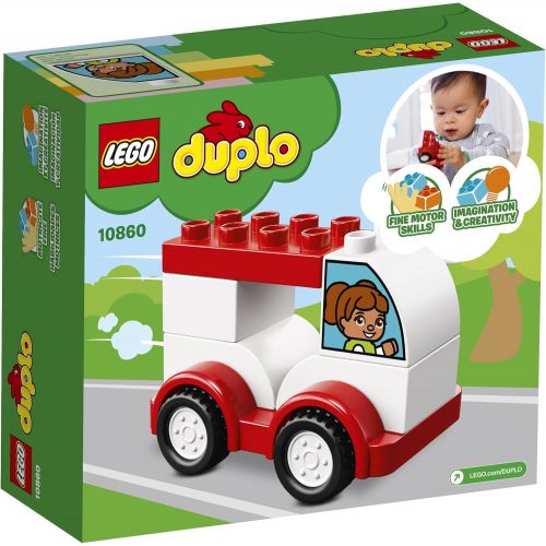  LEGO DUPLO My First Race Car 10860 Building Blocks (6 Piece) (Discontinued by Manufacturer)