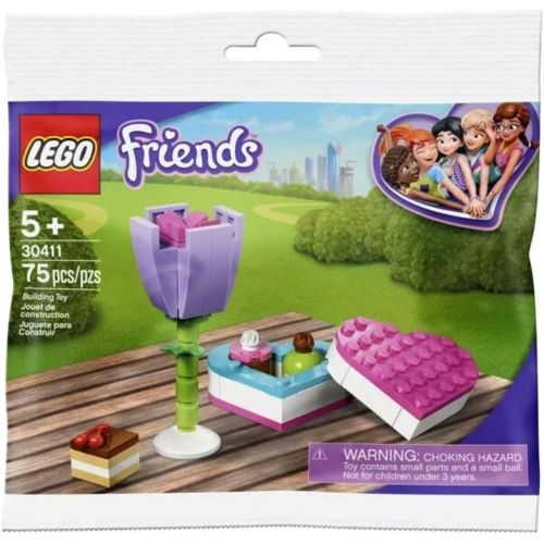  LEGO Friends Flower and Chocolate Box Build 30411 (75 Pcs)