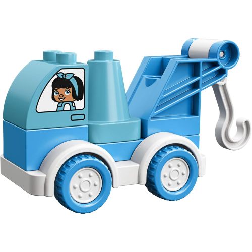  LEGO DUPLO My First Tow Truck 10918 Educational Tow Truck Toy, Great Gift for Kids Ages 1 1/2 and up, New 2020 (7 Pieces)