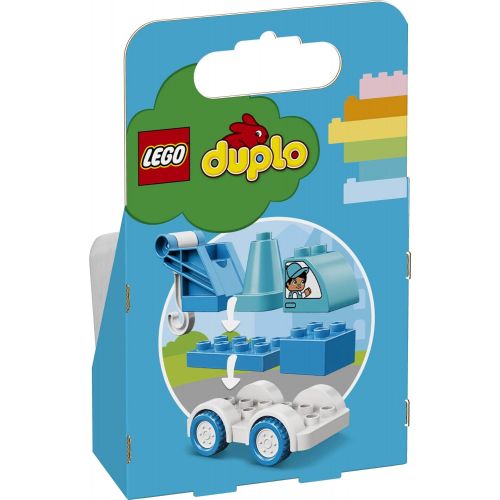  LEGO DUPLO My First Tow Truck 10918 Educational Tow Truck Toy, Great Gift for Kids Ages 1 1/2 and up, New 2020 (7 Pieces)