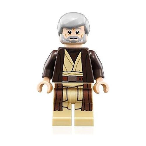  LEGO Star Wars Minifigure - Obi Wan Kenobi (with Hooded Coat and Jedi Lightsaber) 75052