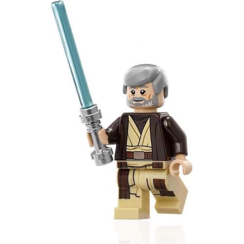  LEGO Star Wars Minifigure - Obi Wan Kenobi (with Hooded Coat and Jedi Lightsaber) 75052