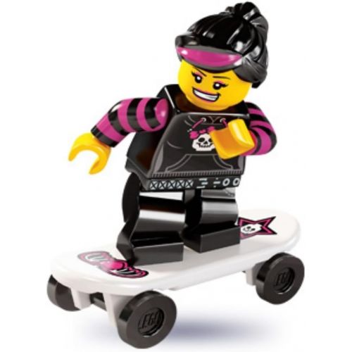  LEGO 8827 Minifigures Series 6 - Minifigure Skater Girl x1 Loose