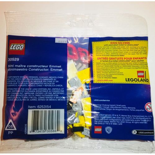  LEGO 30529 49 Pieces Mini Master-Building Emmet The Movie 2