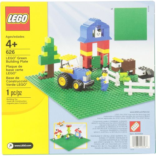  LEGO 626 Green Building Plate (10 x 10) (Discontinued by manufacturer)