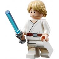 LEGO Star Wars Death Star Minifigure - Luke Skywalker with Lightsaber Mouth Closed (75159)