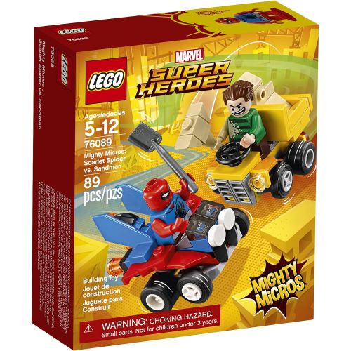  LEGO Marvel Super Heroes Mighty Micros: Scarlet Spider vs. Sandman 76089 Building Kit (89 Piece)