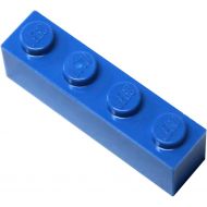 LEGO Parts and Pieces: Blue (Bright Blue) 1x4 Brick x100