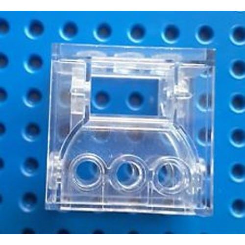  LEGO Technic COMPLETE GEARBOX ASSEMBLY 2 x 4 x 3 1/3 Trans-Clear Wormbox gear motor REDUCER block Mindstorms robotics ev3 NXT transparent robot building power functions part 6588