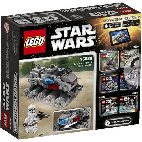 스타워즈 LEGO STAR WARS Lego, Star Wars Microfighters Series 1, Clone Turbo Tank (75028)