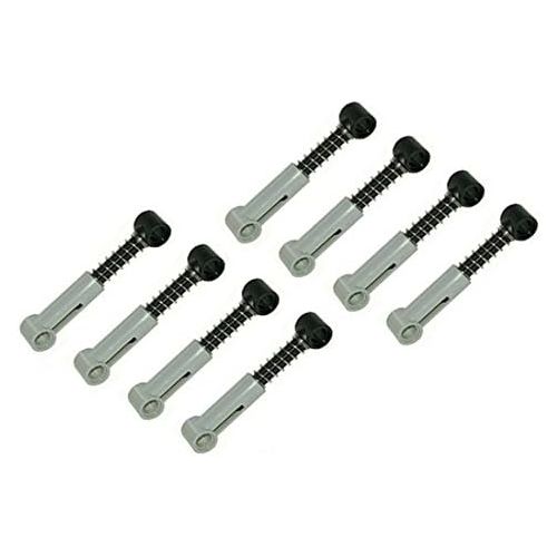  LEGO 8 pcs LOT of TECHNIC LIGHT GRAY SHOCK ABSORBERS Part Piece Spring Suspension Car Truck Chassis