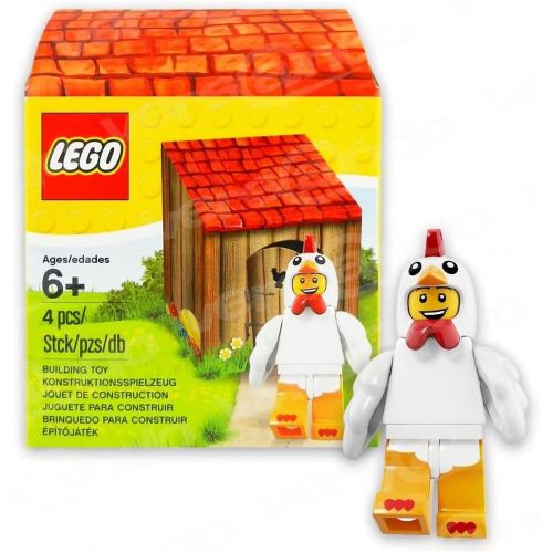  LEGO Chicken Suit Guy Minifigure with Coop