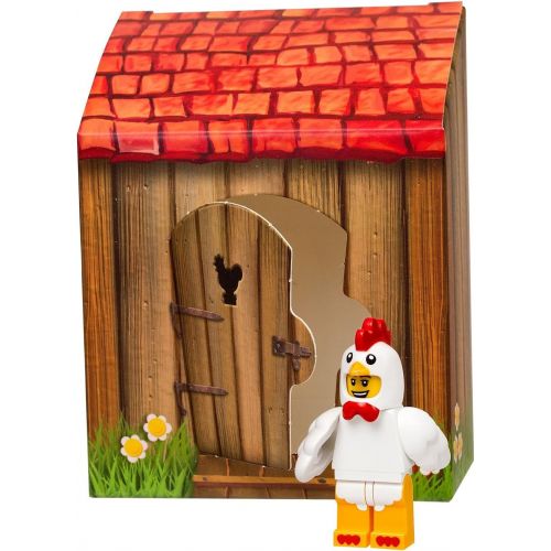  LEGO Chicken Suit Guy Minifigure with Coop