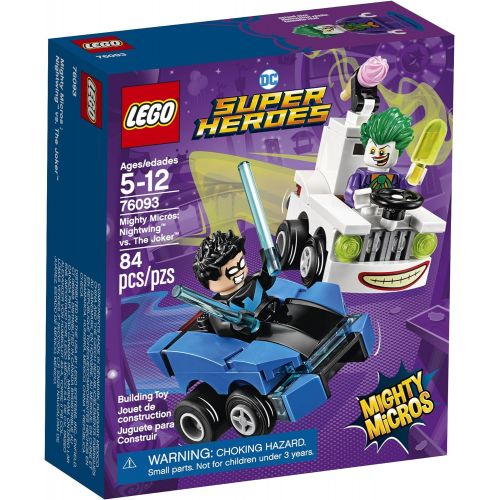  LEGO DC Super Heroes Mighty Micros: Nightwing vs. The Joker 76093 Building Kit (84 Piece)