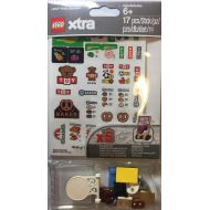 LEGO Signs and Decals Accessories (Xtra) 17 Total Pieces with 5 Decal Sheets