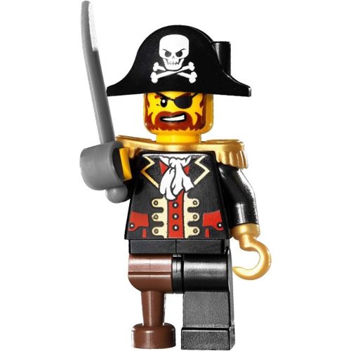  LEGO Pirate Captain Brickbeard Redbeard minifigure (2009)