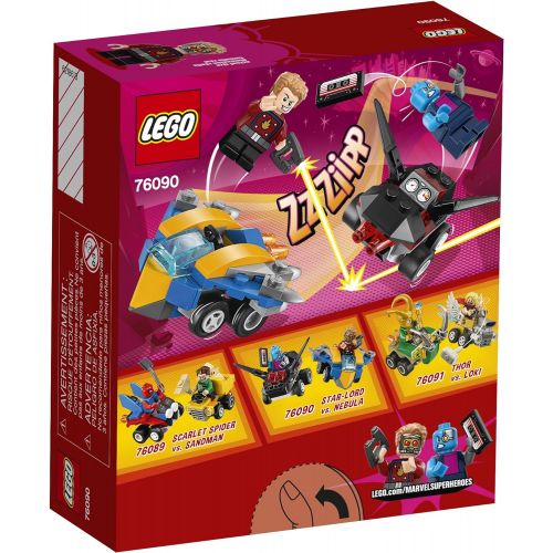  LEGO Marvel Super Heroes Mighty Micros: Star-Lord vs. Nebula 76090 Building Kit (86 Piece)