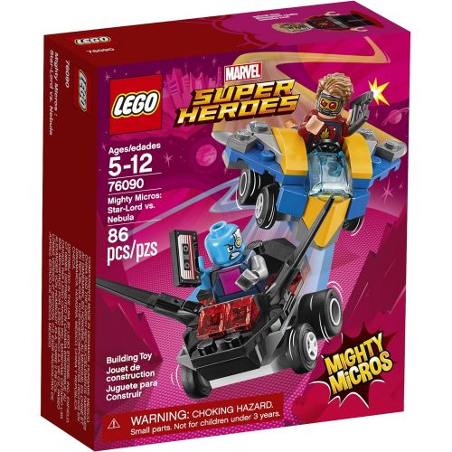  LEGO Marvel Super Heroes Mighty Micros: Star-Lord vs. Nebula 76090 Building Kit (86 Piece)