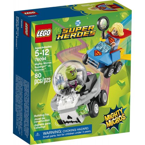  LEGO DC Super Heroes Mighty Micros: Supergirl vs. Brainiac 76094 Building Kit (80 Piece)