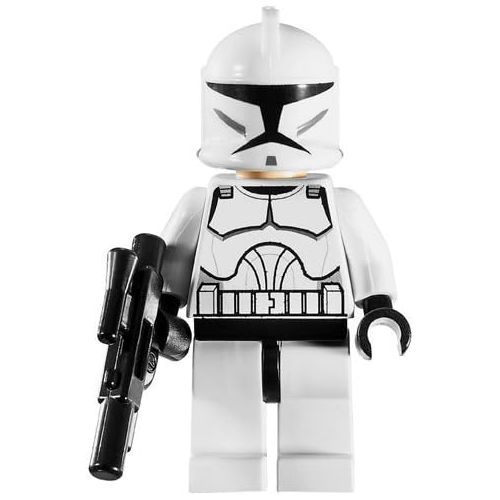  LEGO Star Wars Minifigure - Clone Trooper with Blaster Gun (Clone Wars)