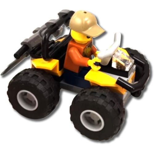  LEGO City Jungle 30355 ATV Car with Minifigure 2017 (Polybag) - Ages 4 Up