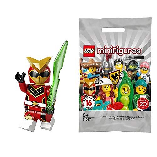  LEGO Series 20 Minifigures Super Warrior Red Power Ranger Robot 71027