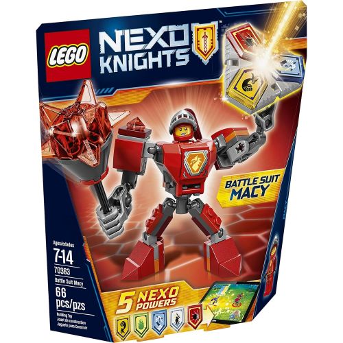  LEGO Nexo Knights Battle Suit Macy 70363 Building Kit (66 Piece)