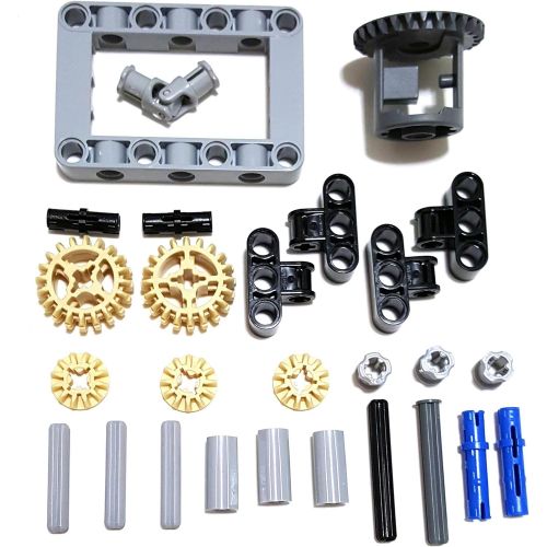  LEGO Technic Differential gear box kit (gears, pins, axles, connectors) 27 pieces