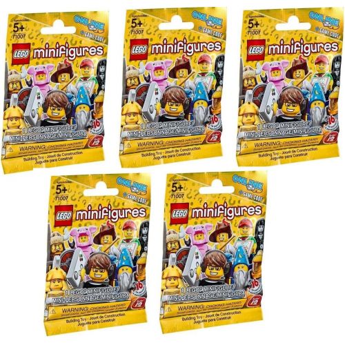  LEGO Minifigures 71007 Series 12 Random Set of 5 Packs (Styles May Vary)