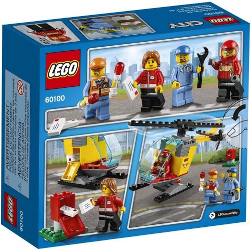  LEGO 60100 City Airport Starter Set, Building Kit (81 Piece)