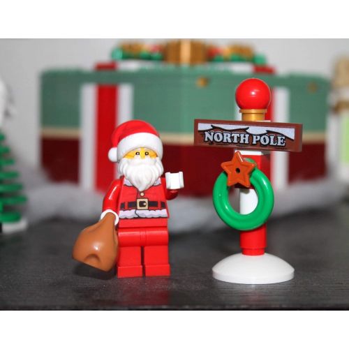  LEGO Holiday Minifigure - Santa Claus (with North Pole Stand) 10245