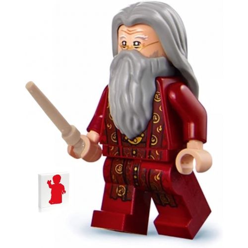  LEGO 2018 Harry Potter Minifigure - Albus Dumbledore (with Black Wand and Stand) 75954