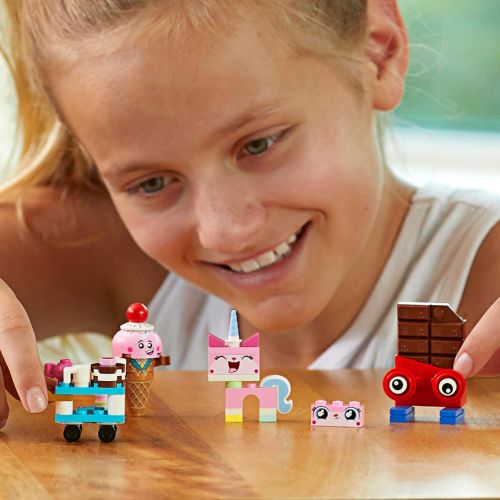  LEGO The LEGO Movie 2 Unikitty’s Sweetest Friends EVER! 70822 Pretend Play Food and Friends Building Kit for Girls and Boys, Unikitty LEGO Set (76 Pieces) (Discontinued by Manufact