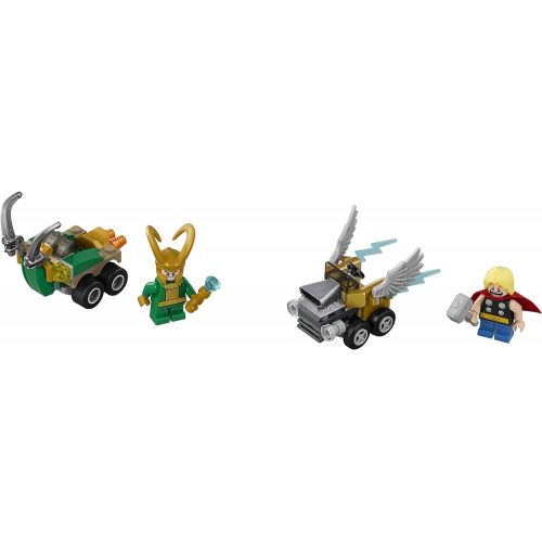  LEGO Marvel Super Heroes Mighty Micros: Thor vs. Loki 76091 Building Kit (79 Piece)