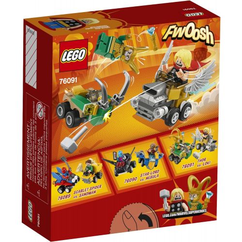  LEGO Marvel Super Heroes Mighty Micros: Thor vs. Loki 76091 Building Kit (79 Piece)