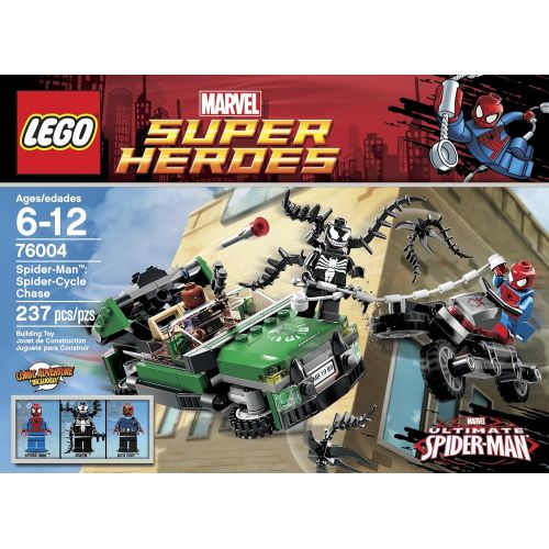 LEGO Super Heroes Spider-Cycle Chase 76004 (Discontinued by manufacturer)