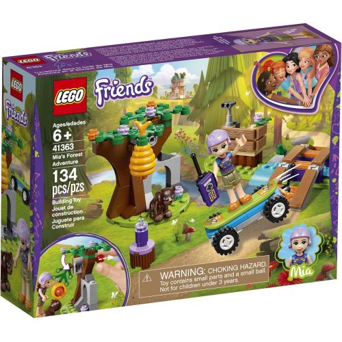  LEGO Friends Mia’s Forest Adventure 41363 Building Kit (134 Pieces) (Discontinued by Manufacturer)