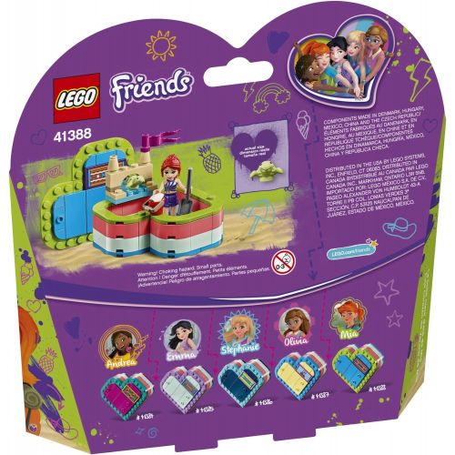  LEGO Friends Mia’s Summer Heart Box 41388 Building Kit (85 Pieces) (Discontinued by Manufacturer)