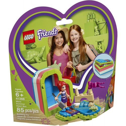  LEGO Friends Mia’s Summer Heart Box 41388 Building Kit (85 Pieces) (Discontinued by Manufacturer)