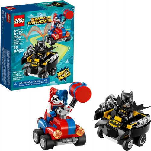  LEGO DC Super Heroes Mighty Micros: Batman vs. Harley Quinn 76092 Building Kit (86 Piece)