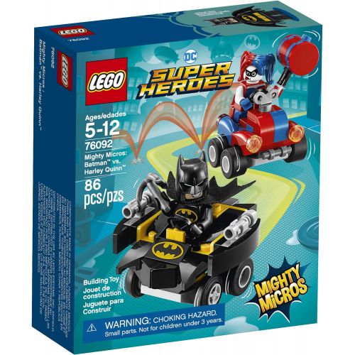  LEGO DC Super Heroes Mighty Micros: Batman vs. Harley Quinn 76092 Building Kit (86 Piece)