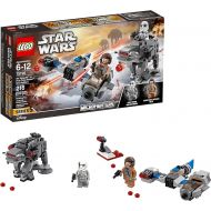LEGO Star Wars: The Last Jedi Ski Speeder vs. First Order Walker Microfighters 75195 Building Kit (216 Piece)