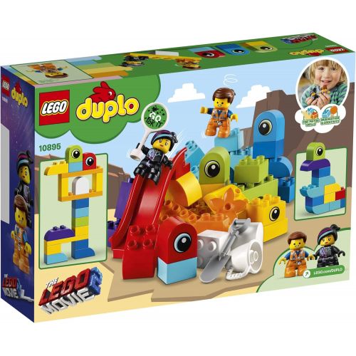  LEGO DUPLO THE LEGO MOVIE 2 Emmet and Lucy’s Visitors from the DUPLO Planet 10895 Building Bricks (53 Pieces) (Discontinued by Manufacturer)