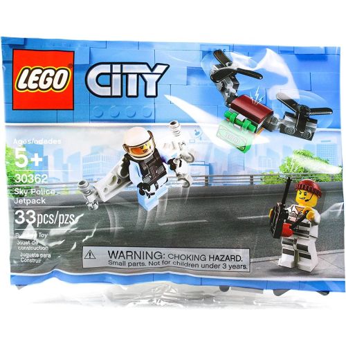  LEGO POLYBAG City Sky Police Jetpack 30362