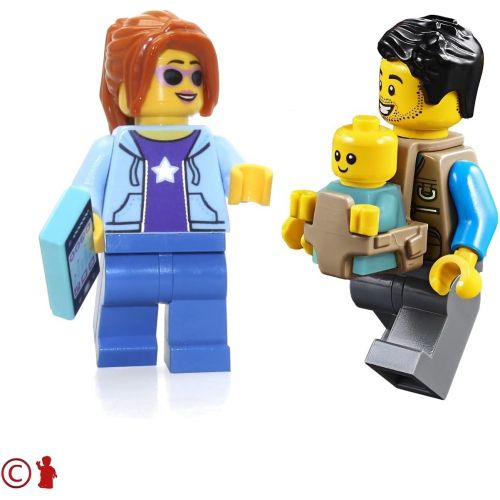  LEGO Camper Minifigure Pack: Mom / Dad Parents (with Baby Carrier and Baby) 60202