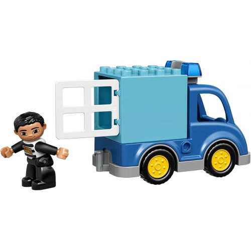  LEGO DUPLO Town Police Patrol 10809 Toddler Toy, Large Building Bricks