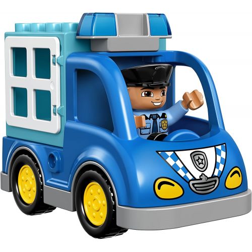  LEGO DUPLO Town Police Patrol 10809 Toddler Toy, Large Building Bricks